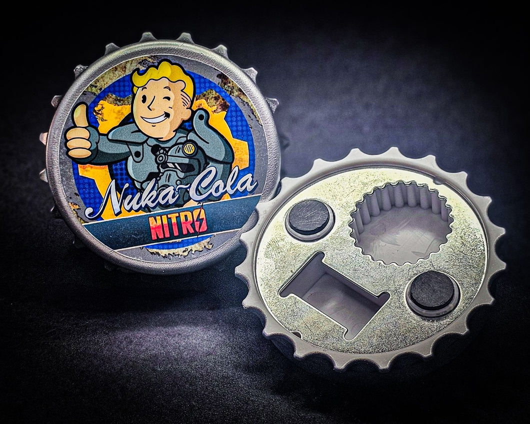 Magnetic Bottle Cap Opener - Nuka Cola Nitro