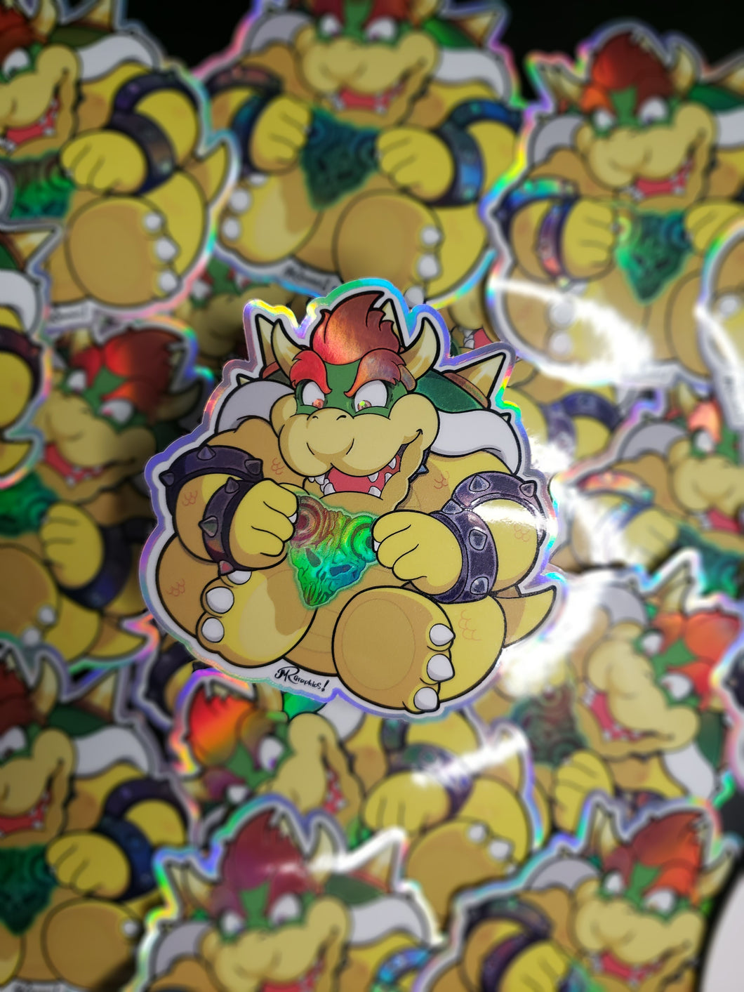 Bowser P.O.D. Sticker