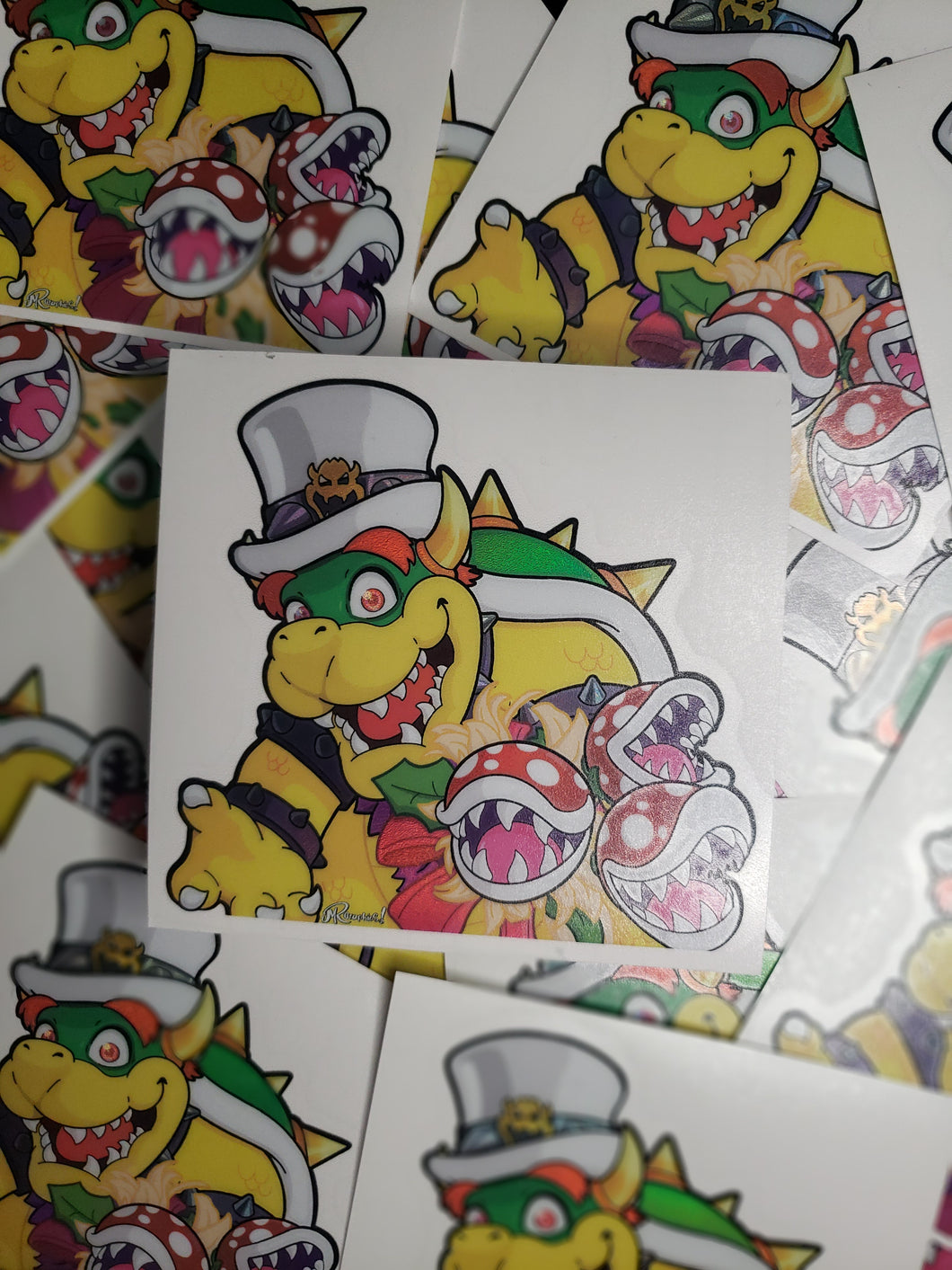 Wedding Bowser Decal