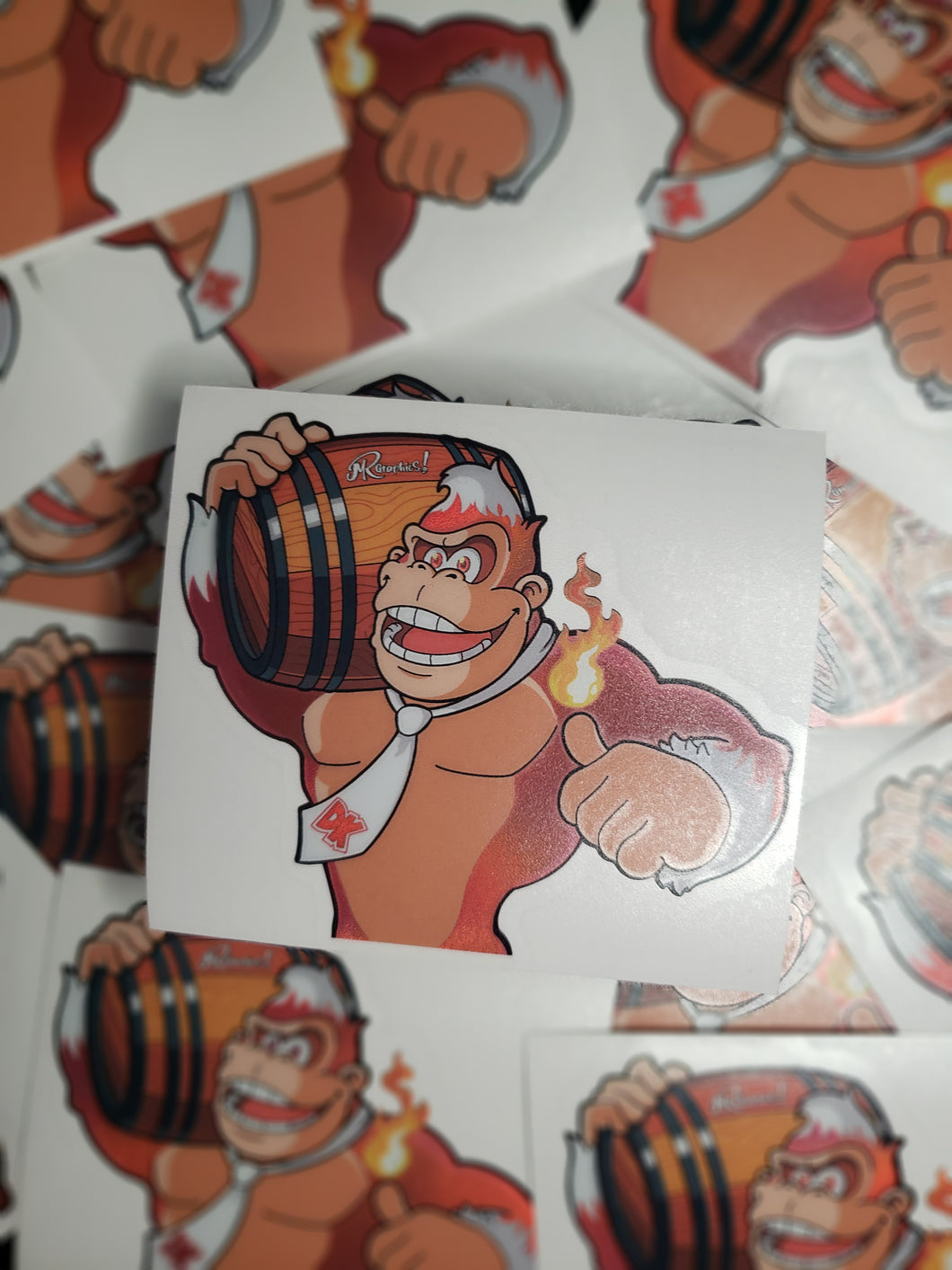 Fiery DK Decal