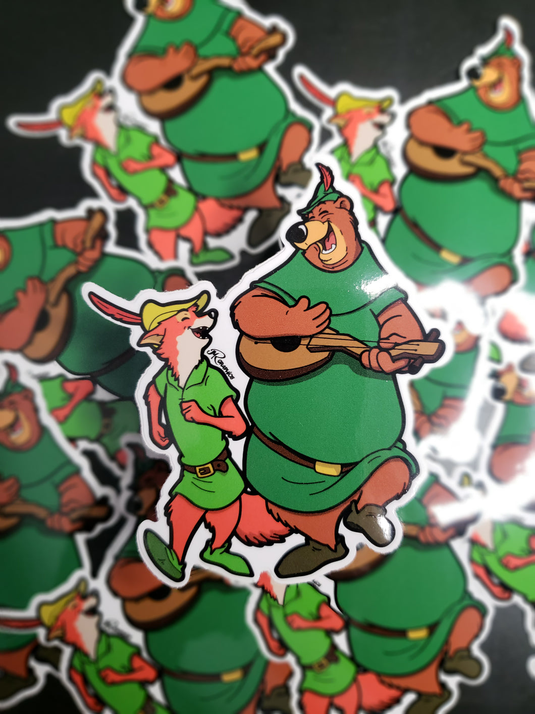 Robin Hood & Little John Sticker