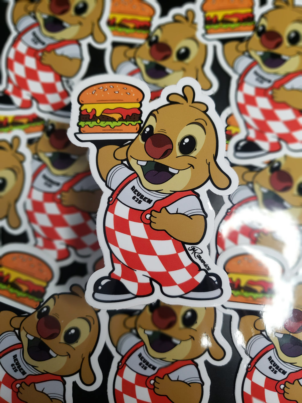 625 Big Boy Burger Sticker