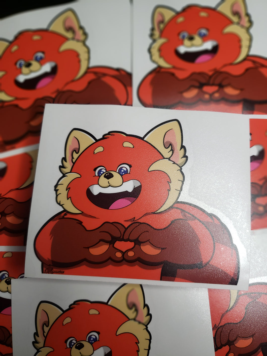 Red Panda Mei Decal