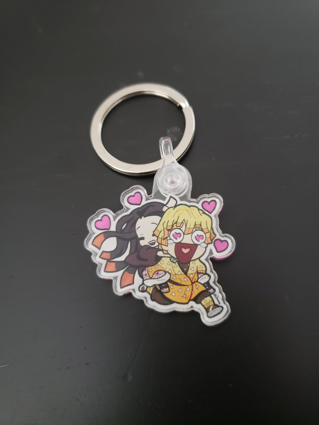 Nezuko & Zenitsu Acrylic Keychain