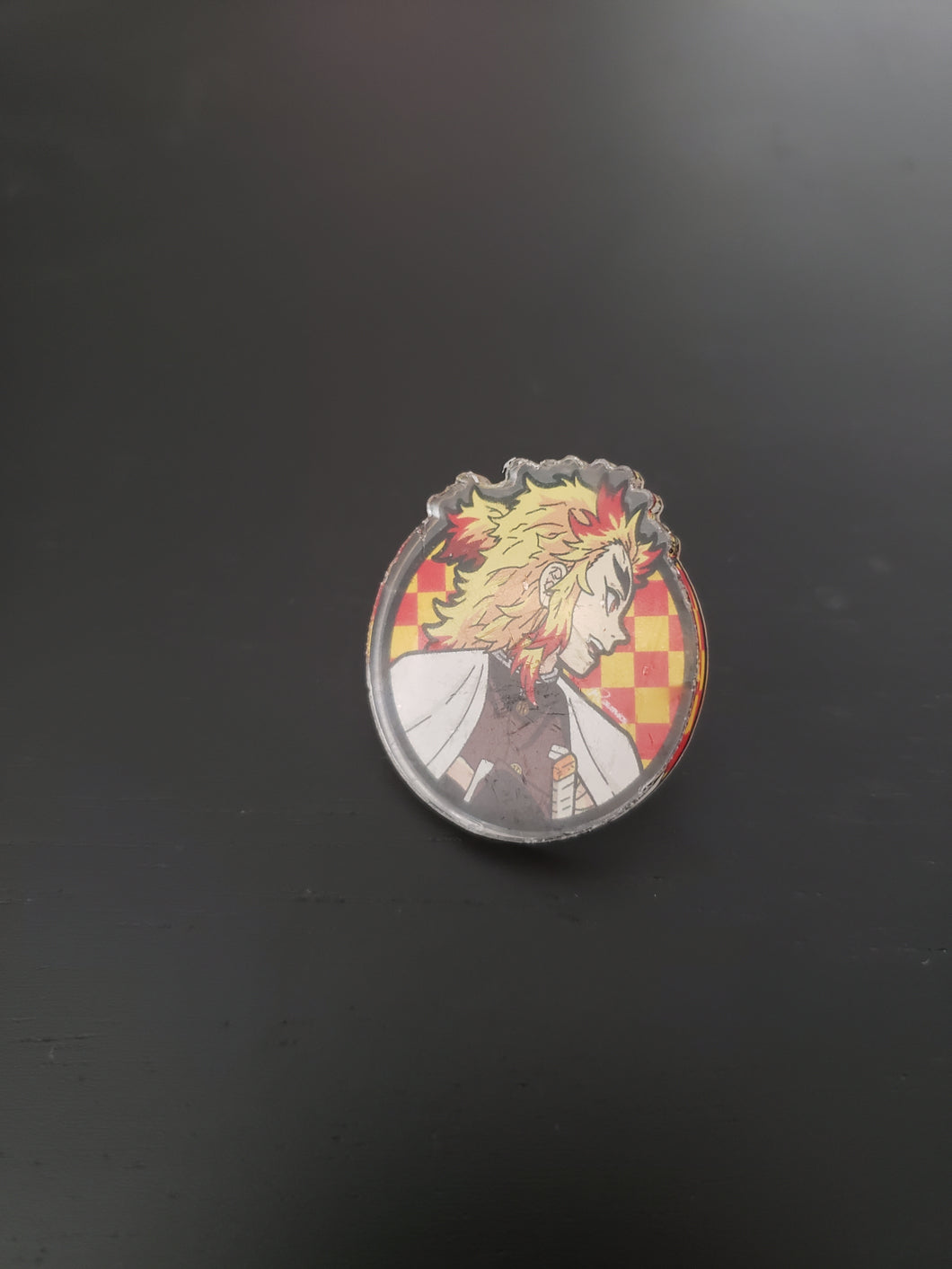 Rengoku Acrylic Pin