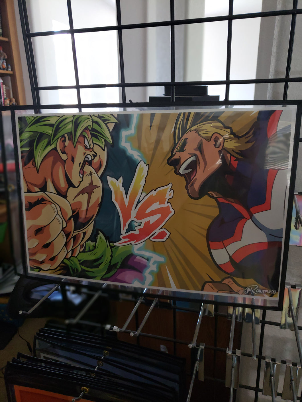 Versus - Broly vs All Might Art Prints