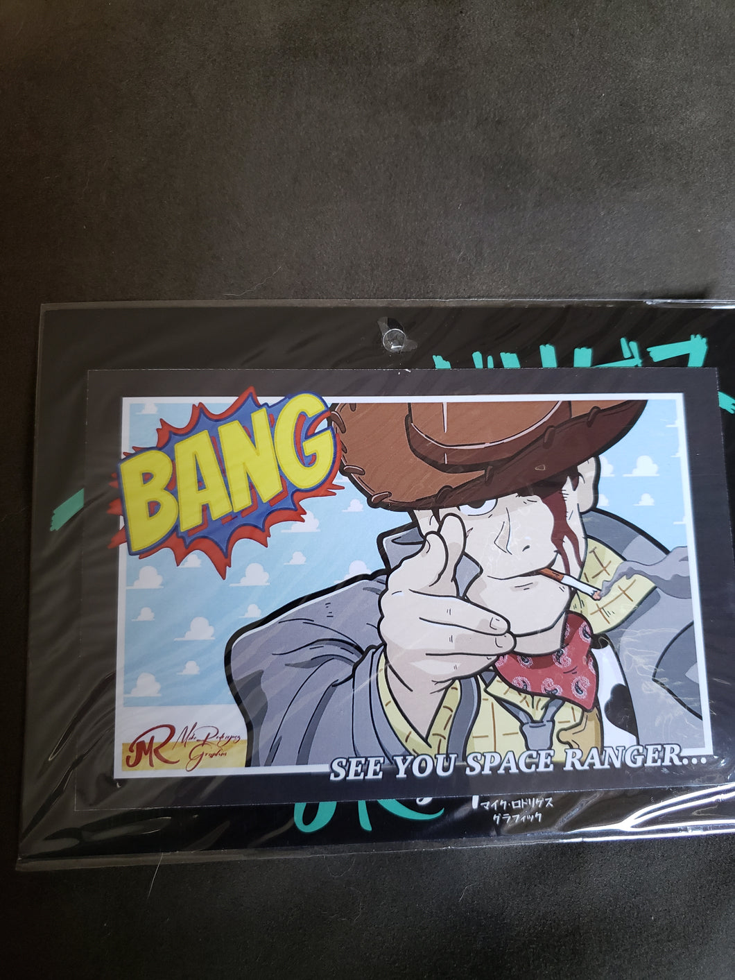 Sheriff Bebop Art Print Mini