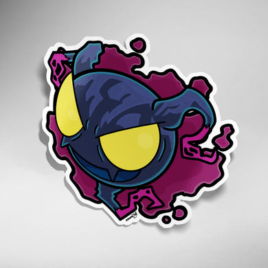 Heartless #094 Gengar Shiny Sticker – Mike Rodriguez Graphics