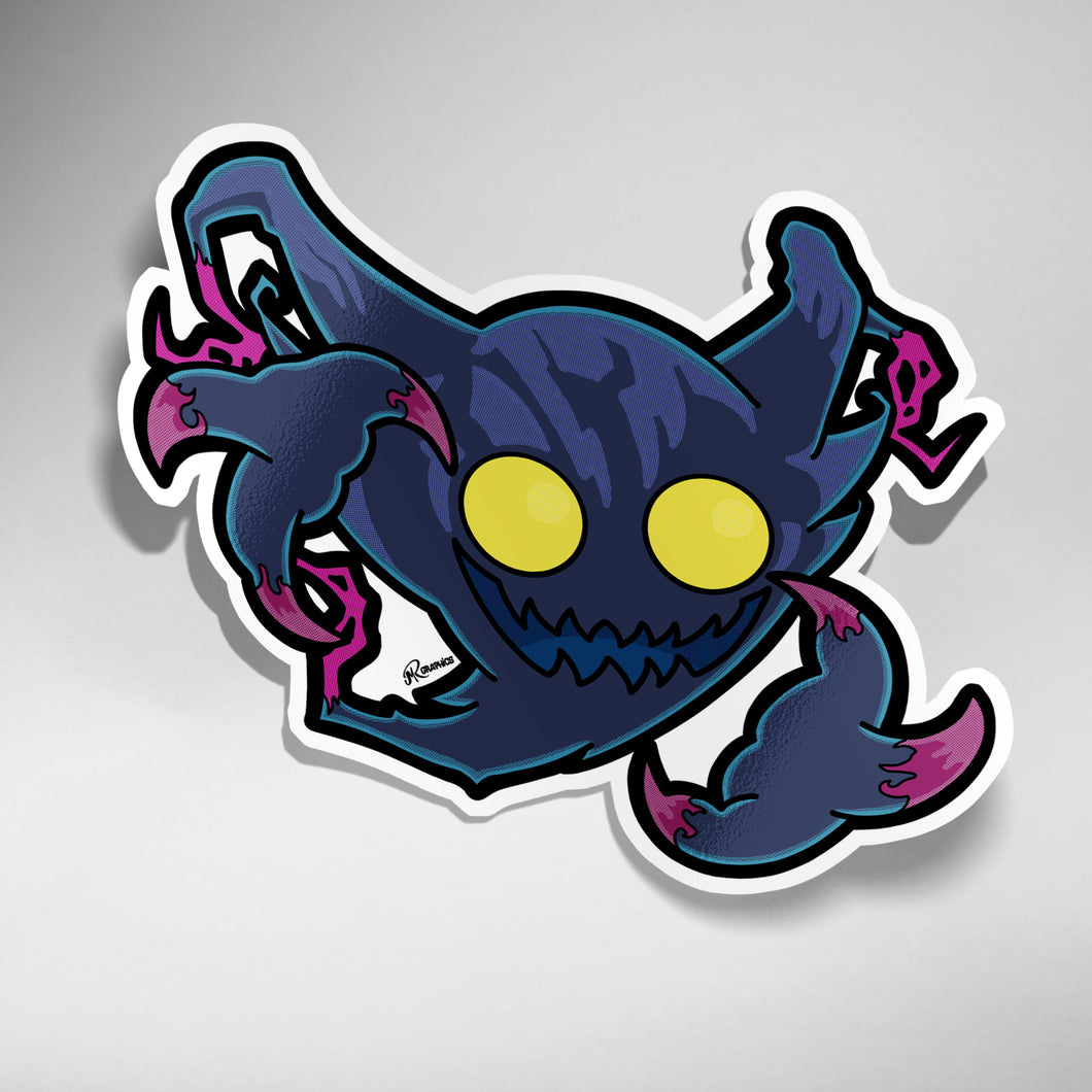 Heartless #094 Gengar Shiny Sticker – Mike Rodriguez Graphics