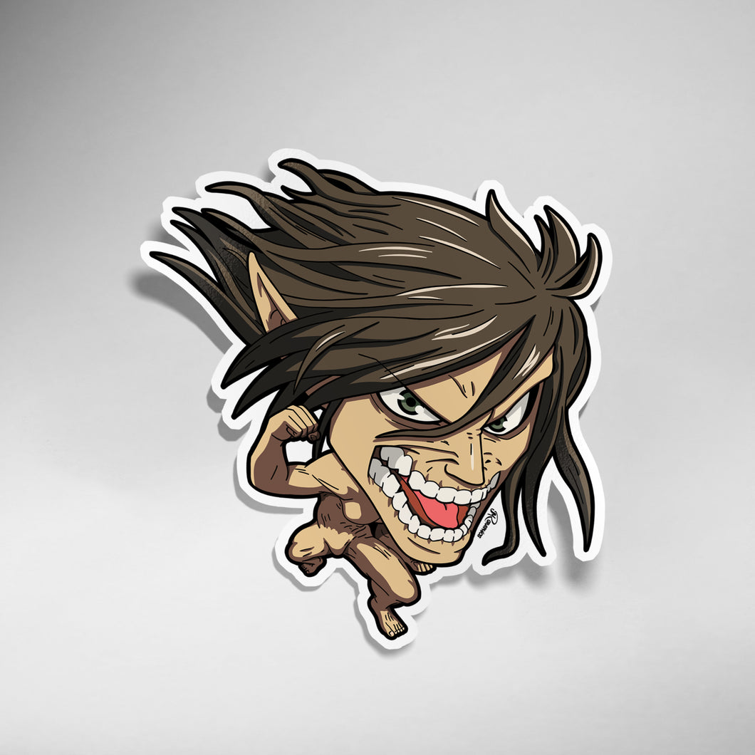 Eren Titan Sticker