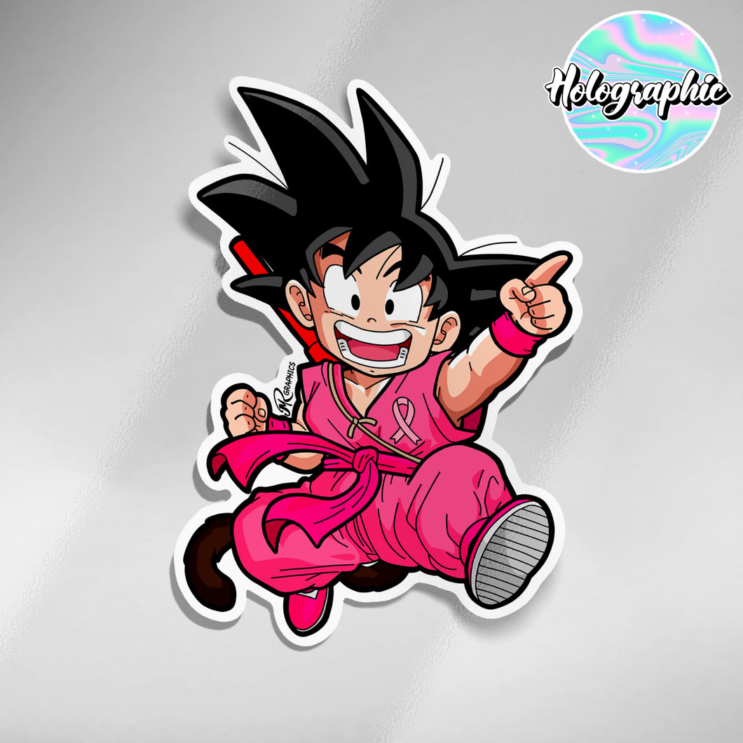 Breast Cancer Awareness 2021 Sticker - Goku