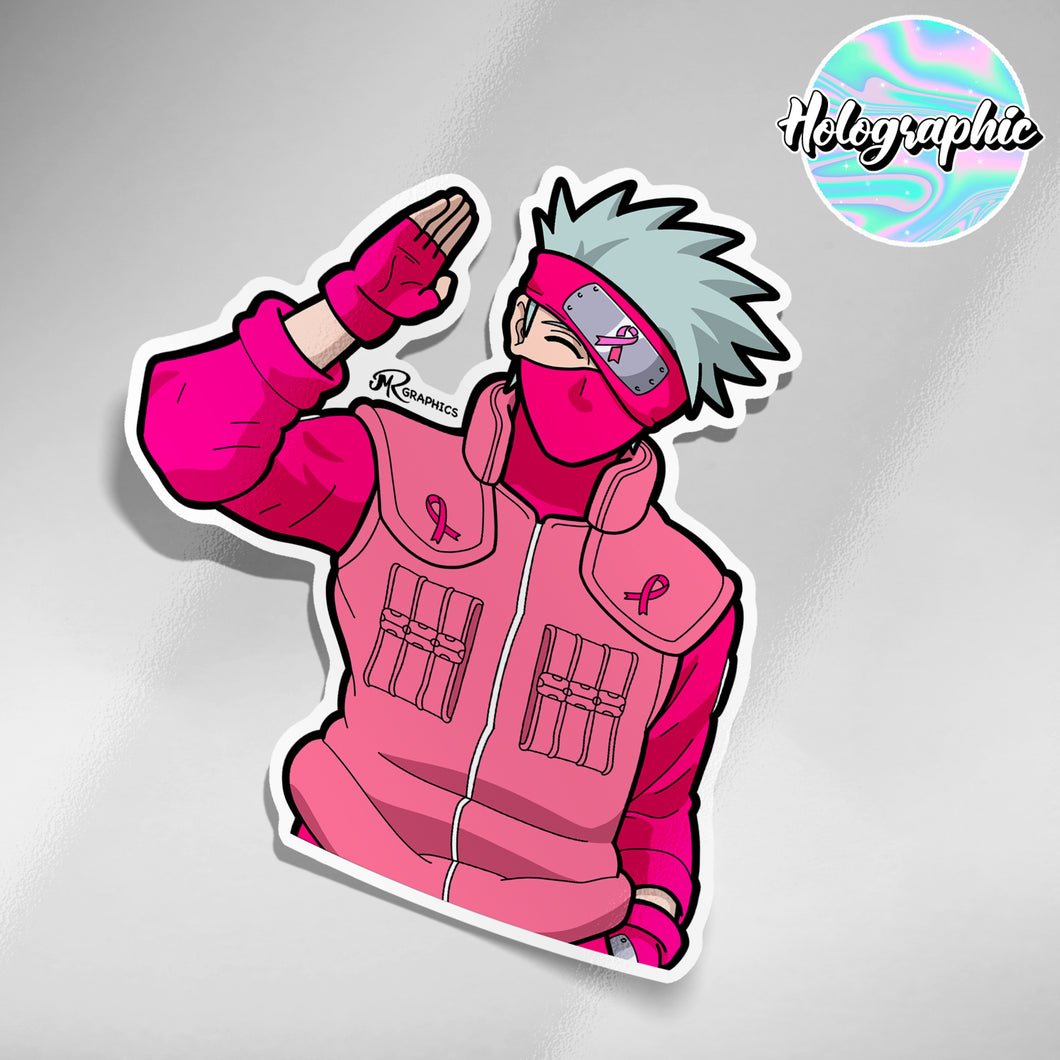 Breast Cancer Awareness 2021 Sticker - Kakashi