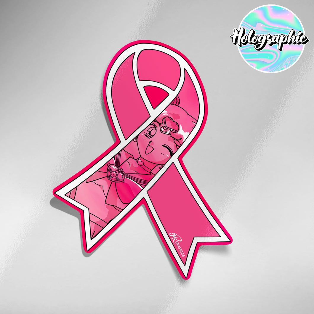 Breast Cancer Awareness 2021 Sticker - Ribbon Sailor Moon