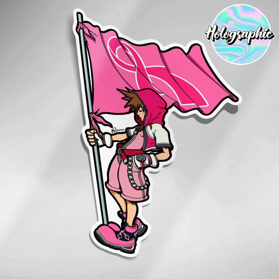 Breast Cancer Awareness 2021 Sticker - Sora Flag