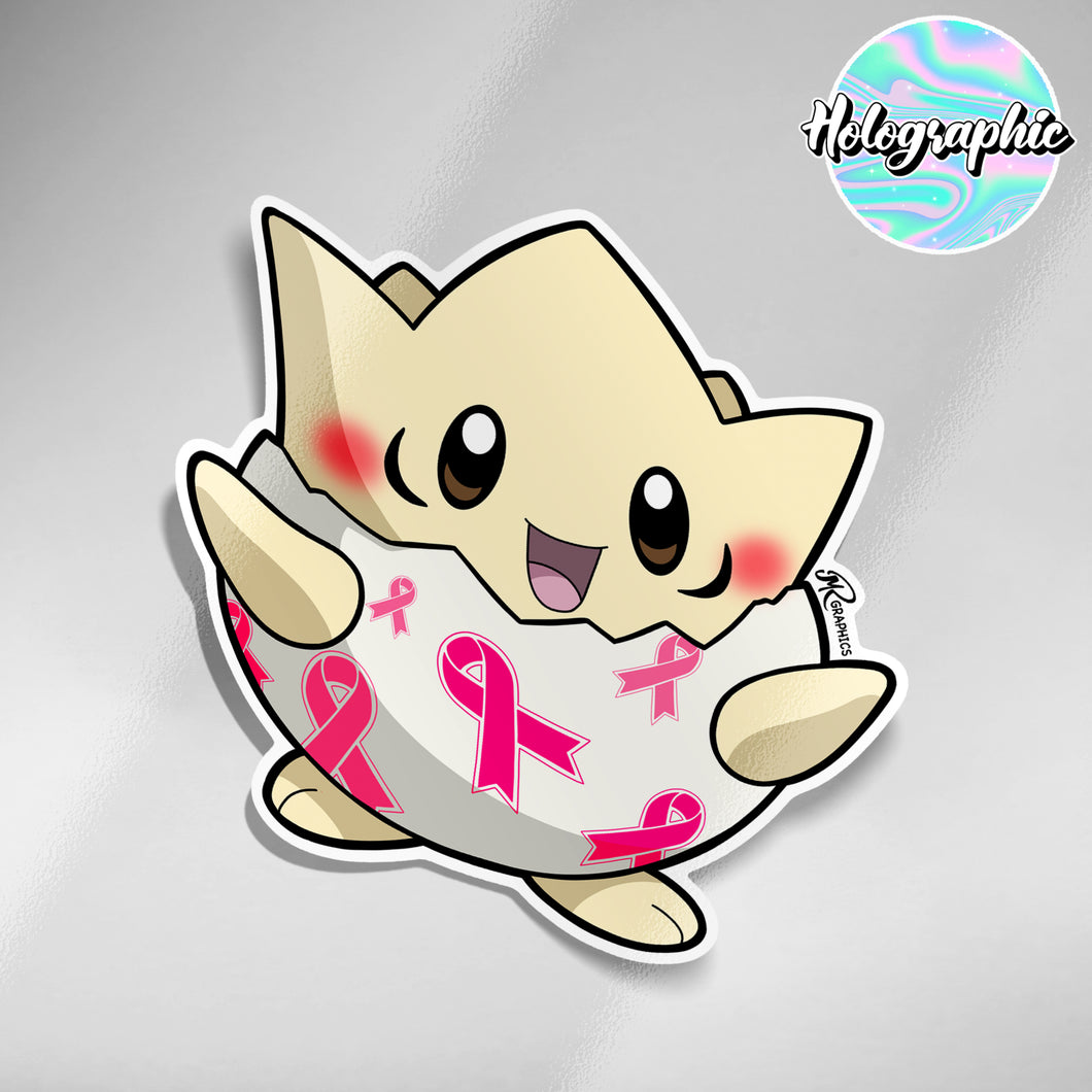 Breast Cancer Awareness 2021 Sticker - Togepi