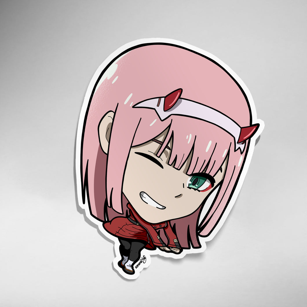 Zero Two Sticker