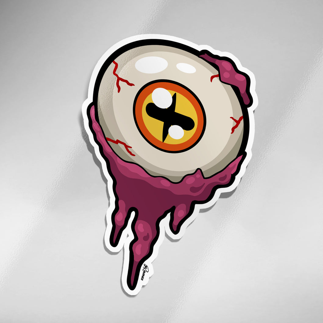 Eyeballs - Nine-Tails Toad Sage Sticker