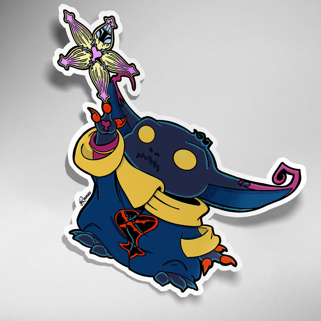 Heartless Grogu Sticker