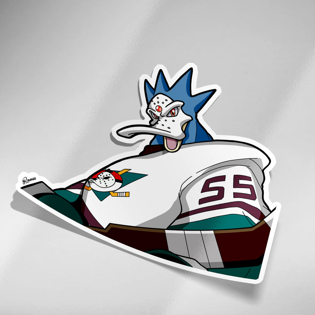 Mighty Ducks Golduck Sticker