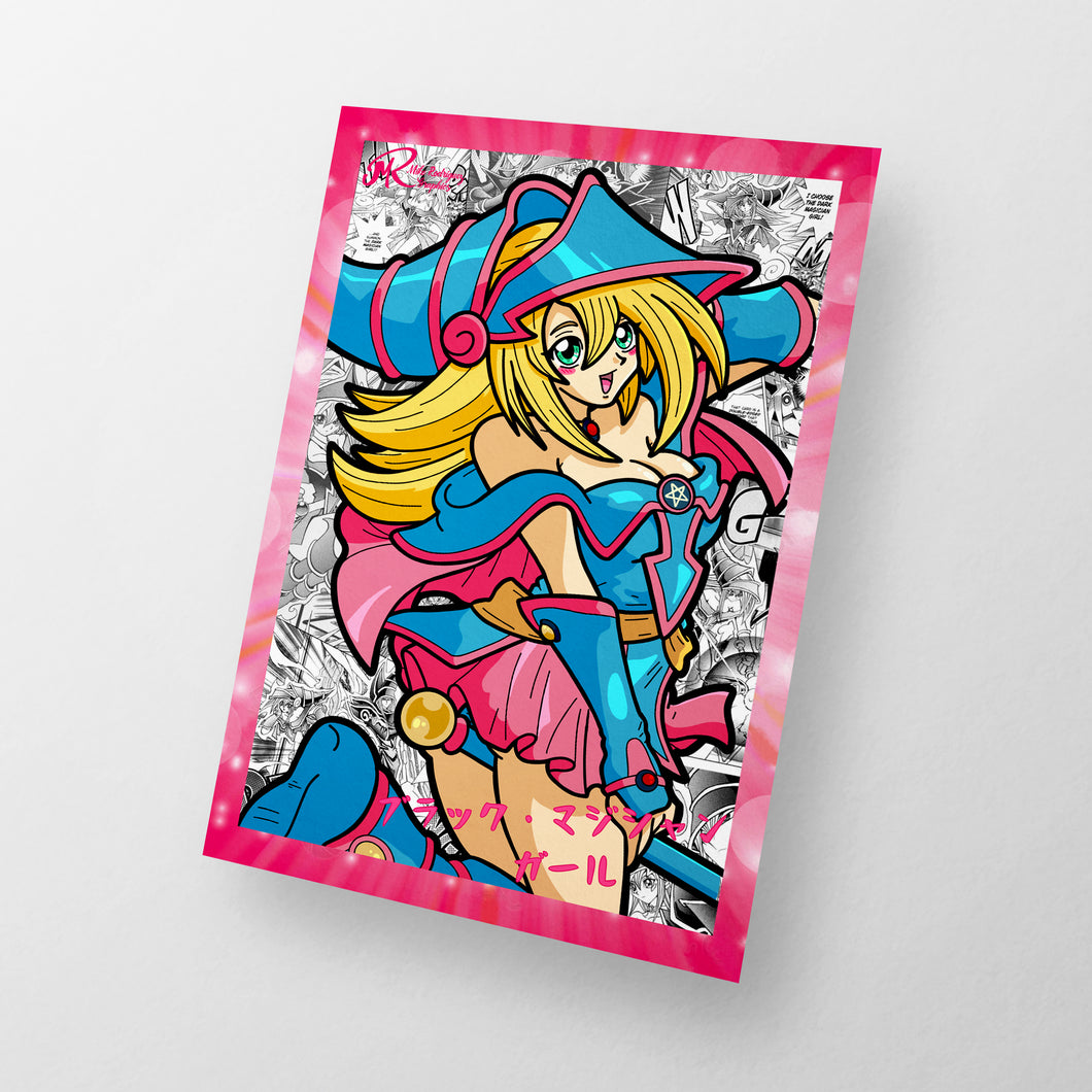 Dark Magician Girl Art Print Mini