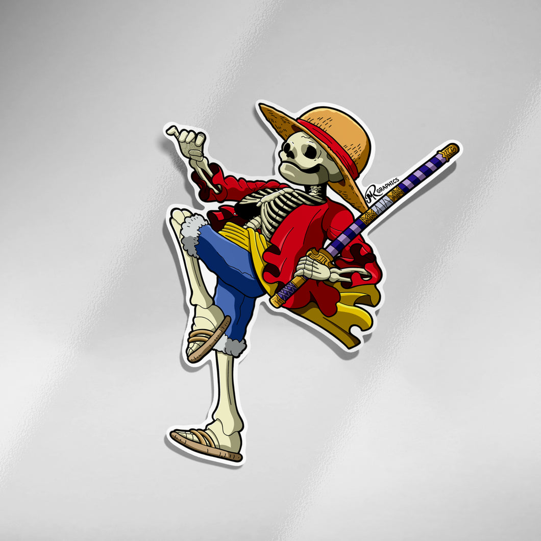 MCR Luffy Sticker