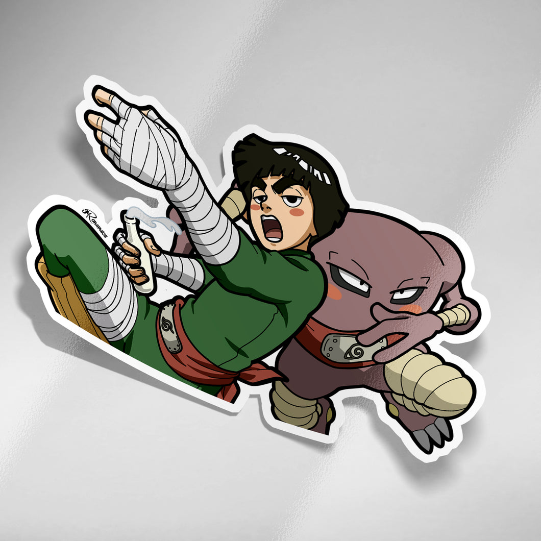 Poke Trainer Rock Lee Sticker