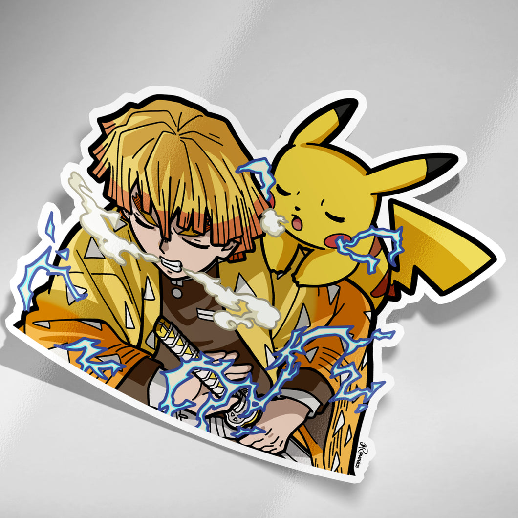 Poke Trainer Zenitsu Sticker