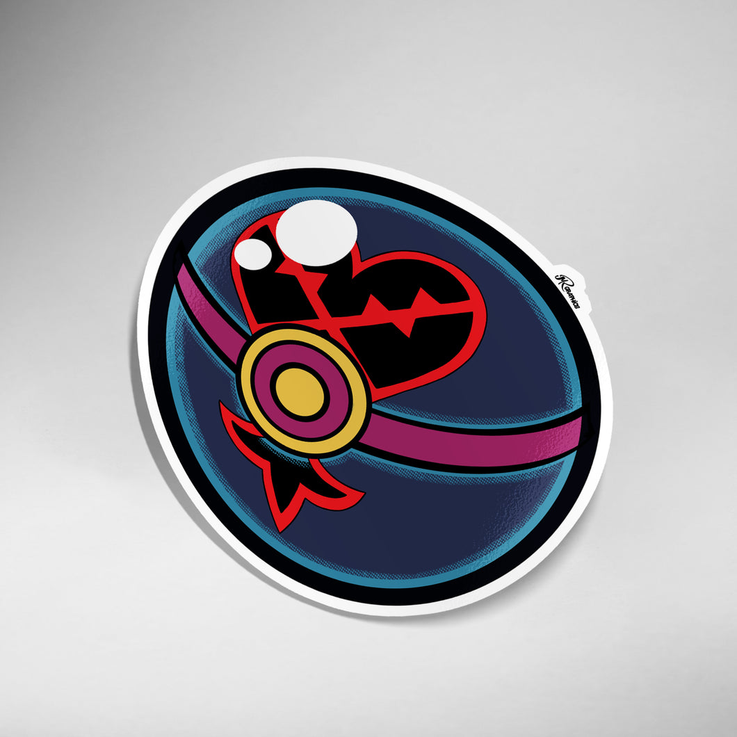 Heartless Pokeball Sticker