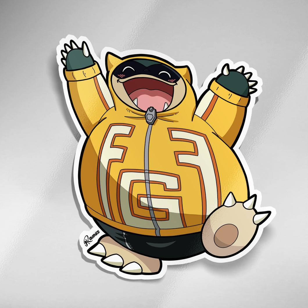 Fatgum Snorlax Sticker