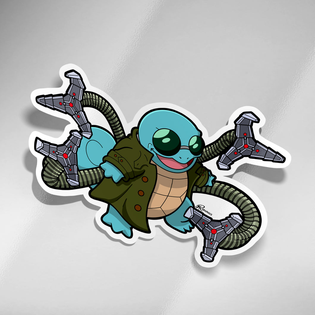 Squirtle Doc Ock Sticker