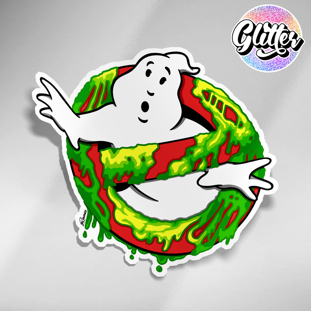 Ghostbusters Glitter Sticker