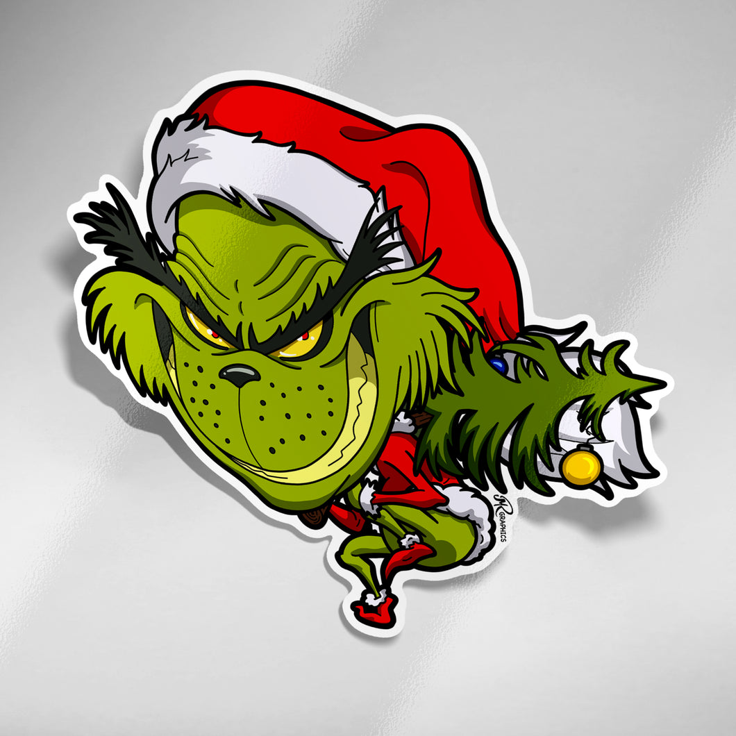 Christmas 2021 Sticker - The Grinch