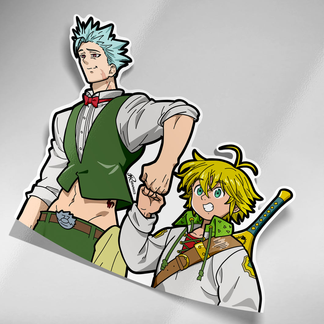 Meliodas & Ban Sticker