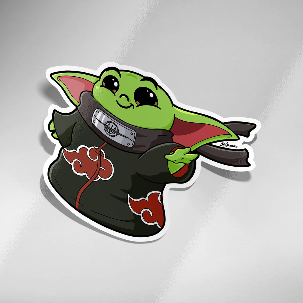 Grogu Akatsuki Sticker