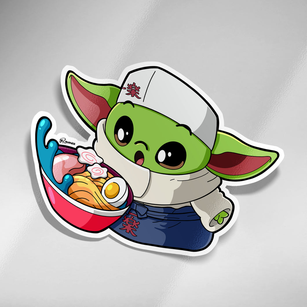 Grogu Ramen Sticker